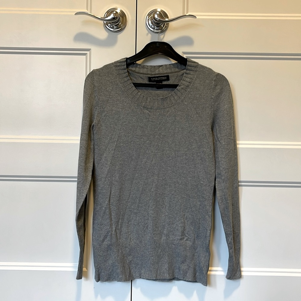 Banana Republic Silk Cotton Cashmere Short-Sleeve Sweater